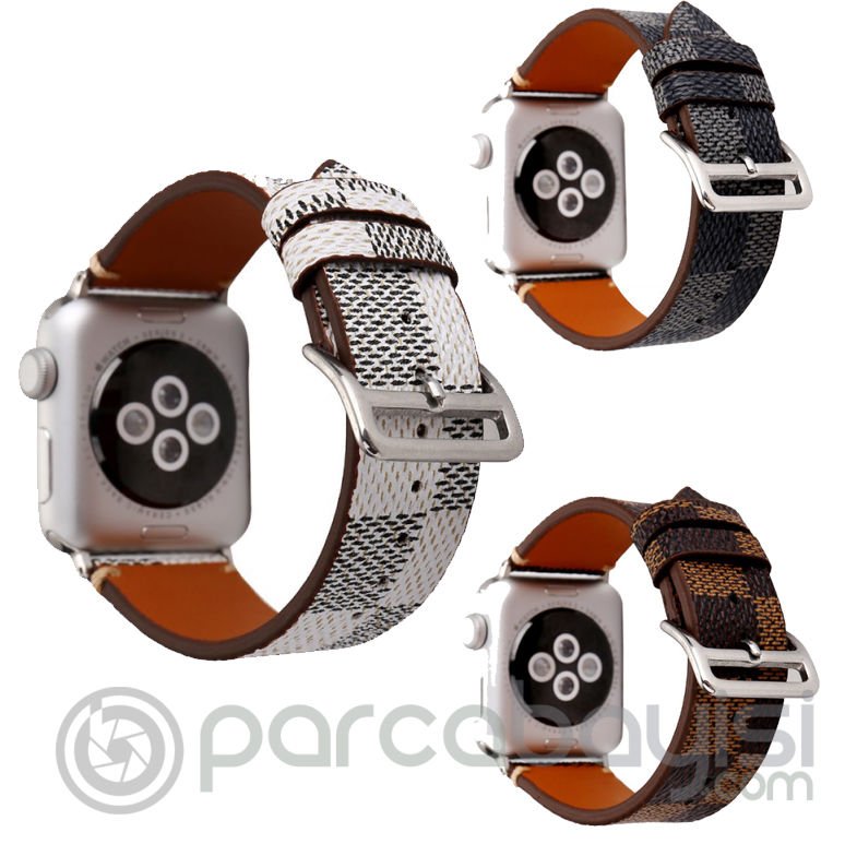 Ally Apple Watch 7-8 45mm 6-5-4 44mm Klasik Toka Deri Kayış Kordon 3-2-1 42mm
