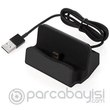 Android Micro Usb Şarj 2in1 Standlı Usb Dock