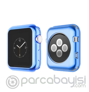 Ally Apple Watch İçin 42mm 1,2,3 Ultra Slim Parlak Bumper Tpu Kılıf
