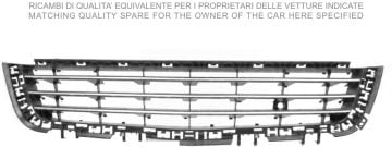 TAMPON IZGARASI ÖN ORTA SİYAH OPEL ASTRA H 2007-2009 | 13247248 | 13247248