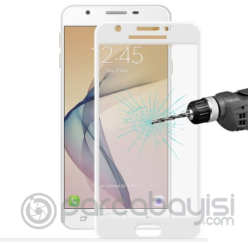 SM Galaxy J5 Prime İçin Tempered Full Kaplama Kırılmaz Cam Ekran Koruyucu