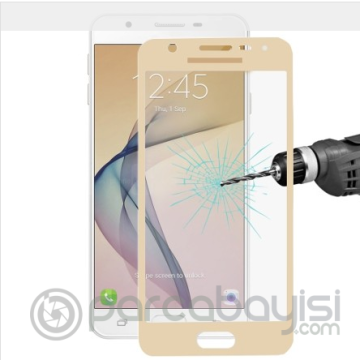 SM Galaxy J5 Prime İçin Tempered Full Kaplama Kırılmaz Cam Ekran Koruyucu