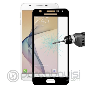 SM Galaxy J5 Prime İçin Tempered Full Kaplama Kırılmaz Cam Ekran Koruyucu