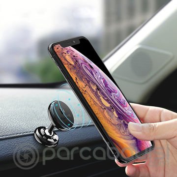 Floveme Mıknatıslı 360 Derece Donerli Araç Telefon Tutucu