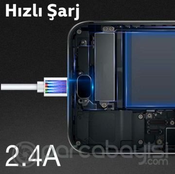 Ally Usb Type C 2.4a Usb Kablo 1 Metre