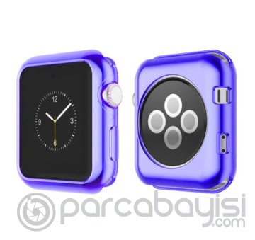 Ally Apple Watch İçin 38mm 1,2,3 Ultra Slim Parlak Bumper Tpu Kılıf