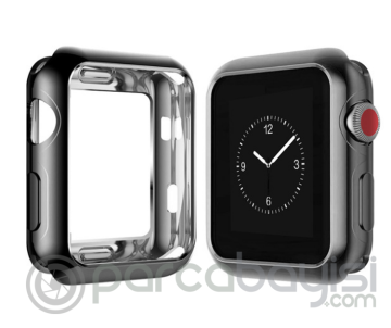 Ally Apple Watch İçin 38mm 1,2,3 Ultra Slim Parlak Bumper Tpu Kılıf