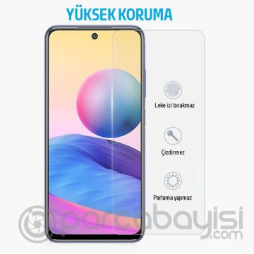 Xiaomi Redmi Note 10 -Poco M3 Pro Tempered Cam Ekran Koruyucu
