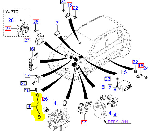 Picanto Ön Kaput Swici Orjinal | 9388007000