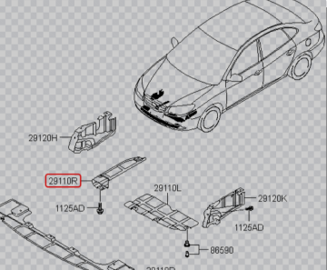 Kia Ceed Motor Muhafaza Kapağı Orjinal | 291102H100