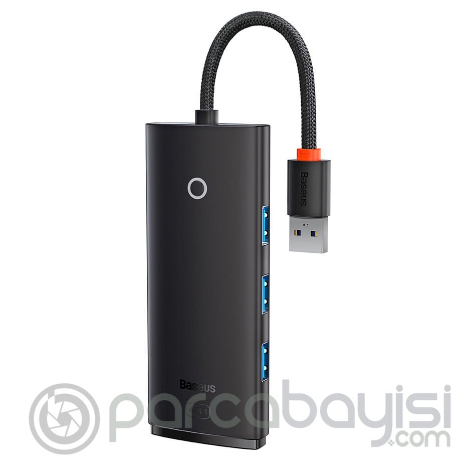 Baseus Lite Series 4 Portlu USB to USB 3.0 HUB Adaptör Çoklayıcı 25cm