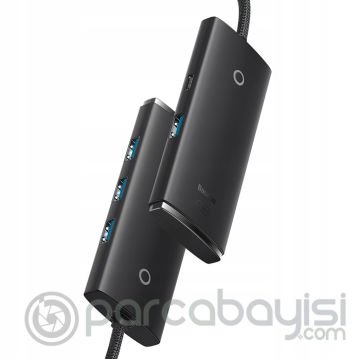 Baseus Lite Series 4 Portlu USB to USB 3.0 HUB Adaptör Çoklayıcı 25cm