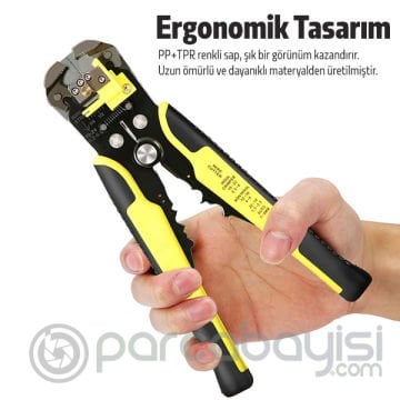 ALLY Otomatik Kablo Sıyırıcı Pensesi Tel Kesici Pense