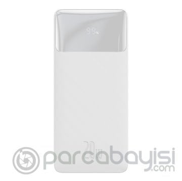 Baseus BiPow 20000 mAh 20W Hızlı Şarj Powerbank Taşınabilir Hızlı Şarj Cihazı
