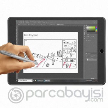 ALLY iPad 10.2 Paper Like Film Darbe Emici Pet Ekran Koruyucu  (2021-2020-2019)