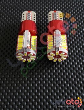 Yekled T10 Park Dipsiz Ampul 57 Led Beyaz Işık Canbus Arıza Kesicili 12V Plaka İç Aydınlatma 2 Adet