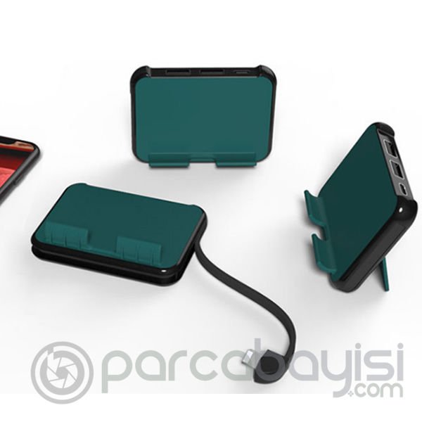 Ally C05 Çok fonksiyonlu İPhone OTG Adaptör Çoklayıcı&Stand