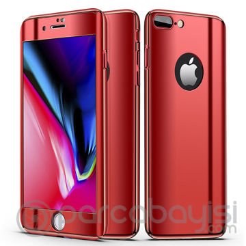Voero iPhone SE3-SE2 İPhone 8-7 Kılıf Aynalı Parlak Kılıf+ Kırılmaz