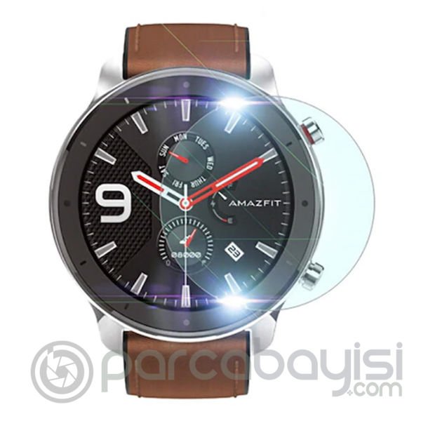 Amazfit GTR 47mm Tempered Cam Ekran Koruyucu