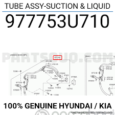 Sportage Soğutucu Boru Komple Orjinal | 977753U710