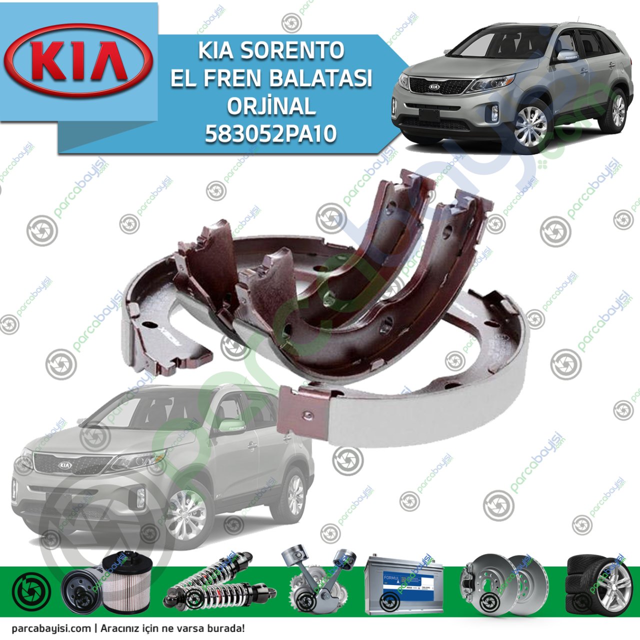 Kia Sorento El Fren Balatası Orijinal | 583052Pa10