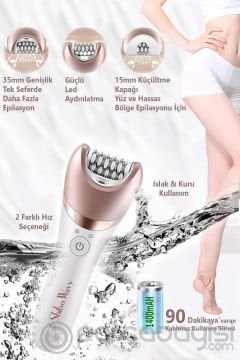 Shibo Wavy Profesyonel 6 Başlıklı Süper Lüx Epilatör - Epilasyon Makinesi
