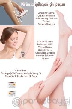 Shibo Wavy Profesyonel 6 Başlıklı Süper Lüx Epilatör - Epilasyon Makinesi