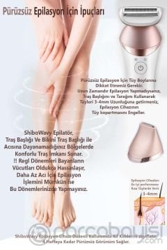 Shibo Wavy Profesyonel 6 Başlıklı Süper Lüx Epilatör - Epilasyon Makinesi