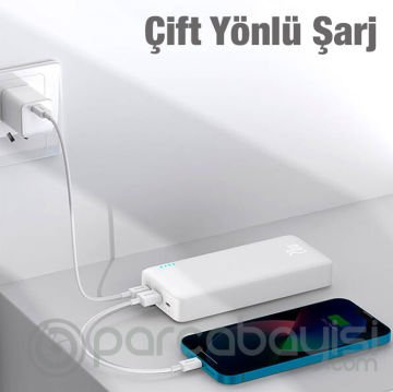 Baseus Airpow 20000mAh 20W QC3 PD Hızlı Şarj Taşınabilir Powerbank