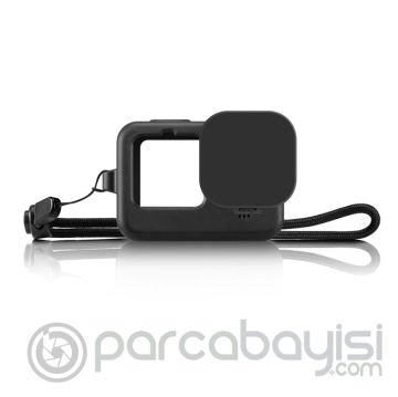 PULUZ GoPro HERO10 - HERO9 için Silikon Koruma Kılıfı Lens Koruma