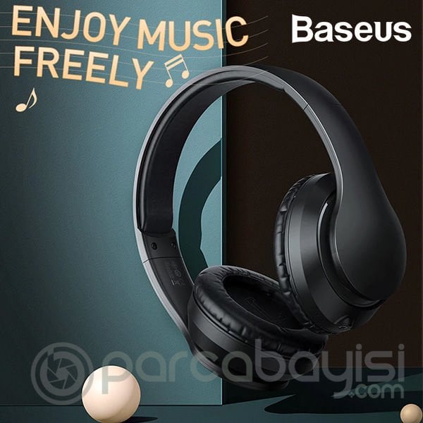 Baseus Encok D07 Mega bas Kablosuz kulaklık Bluetooth 5.0