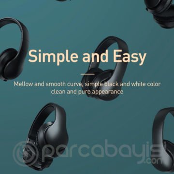 Baseus Encok D07 Mega bas Kablosuz kulaklık Bluetooth 5.0