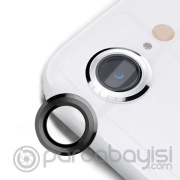 iPhone SE3-SE2 İPhone 8-7 Kamera Lens Koruyucu Alüminyum + Cam
