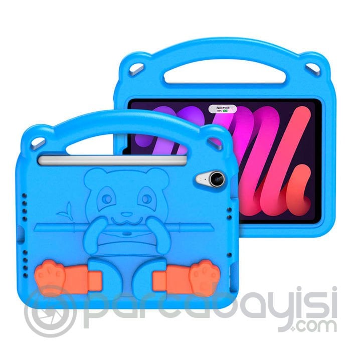 Dux Ducis Panda iPad Mini 6 (2021) Kılıf Çocuk Shockproof Standlı Taşınabilir