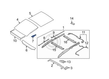 Venga Panaroma Roof Seviye SAĞ Orjinal | 816521P000