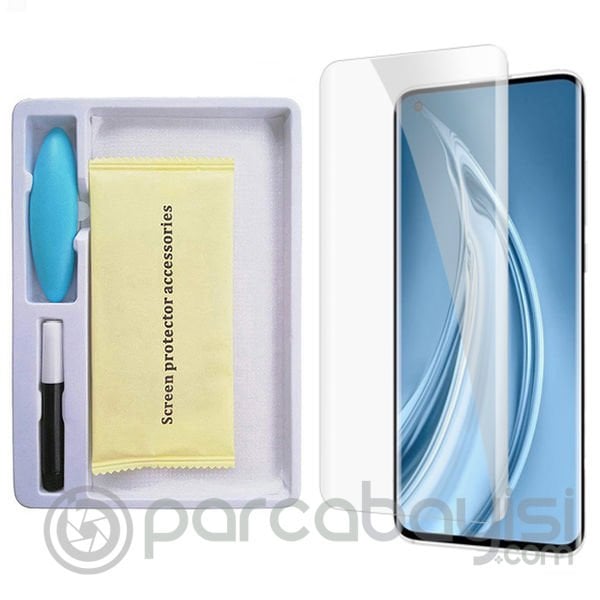 Xiaomi Mi 10S 5G  Full Uv Liquid+uv Işık 3D Kırılmaz Cam Ekran Koruyucu
