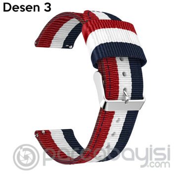 22MM Gear S3 Watch 4 -GT2 GT2E 46MM Kayış Kordon Nylon Watch 3 45MM