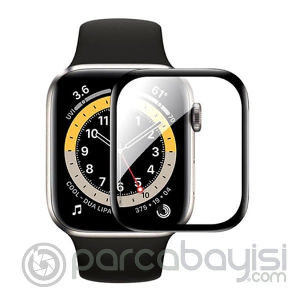 Apple Watch 7-8 45mm 3D PMMA Kavisli Full Cam Ekran Koruyucu PET