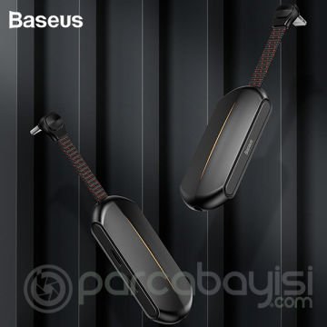 Baseus L47 3in1 2X iPhone Lightning başlık Ve 3.5mm Kulaklık Çıkışlı Şarj Adaptörü