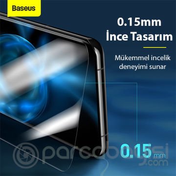 BASEUS Huawei P50 0.15mm Full Darbe Emici Ekran Koruyucu 2 Adet Set