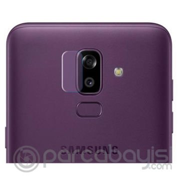 Ally Galaxy J8 2018 Kamera Lens Koruyucu Kırılmaz Cam