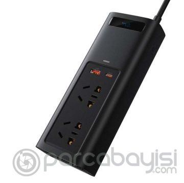 Baseus Power Inverter 150W AC 220V Araç İçi Çakmak Çevirici Elektrik Dönüştürücü