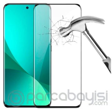 Baseus Xiaomi Mi 12 Pro Kavisli Kauçuk Full Tempered Cam Ekran Koruyucu 12x