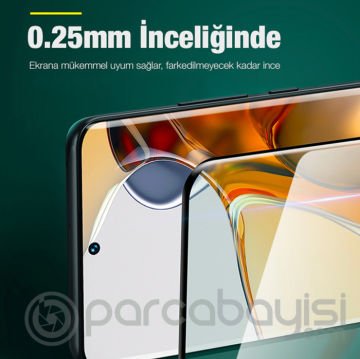 Baseus Xiaomi Mi 12 Pro Kavisli Kauçuk Full Tempered Cam Ekran Koruyucu 12x
