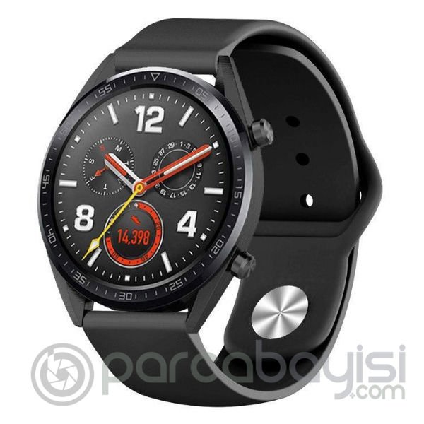 20MM Galaxy Watch 42MM- Active 1-2- S2 Classic Kayış Kordon Silikon