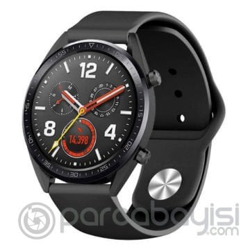 20MM Galaxy Watch 42MM- Active 1-2- S2 Classic Kayış Kordon Silikon