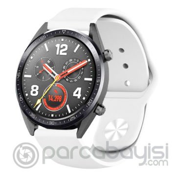 20MM Galaxy Watch 42MM- Active 1-2- S2 Classic Kayış Kordon Silikon