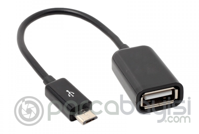 Micro Usb Male Usb Female Otg Data Kablo Çevirici Dönüştürücü
