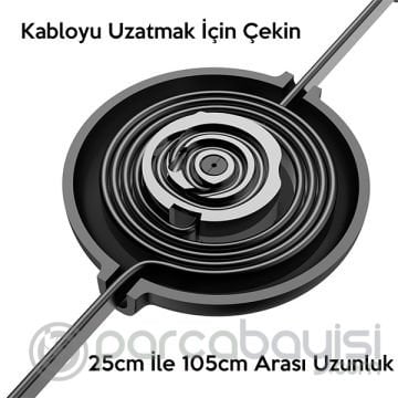 Baseus Little Octopus 3in1 İPhone,Type C,Micro Şarj& Veri Kablosu