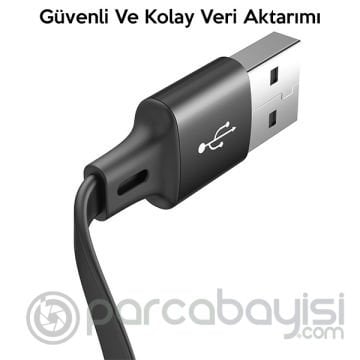 Baseus Little Octopus 3in1 İPhone,Type C,Micro Şarj& Veri Kablosu